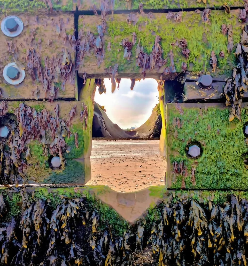 Whispers of the Tide: A Framed View Through Nature's Lens