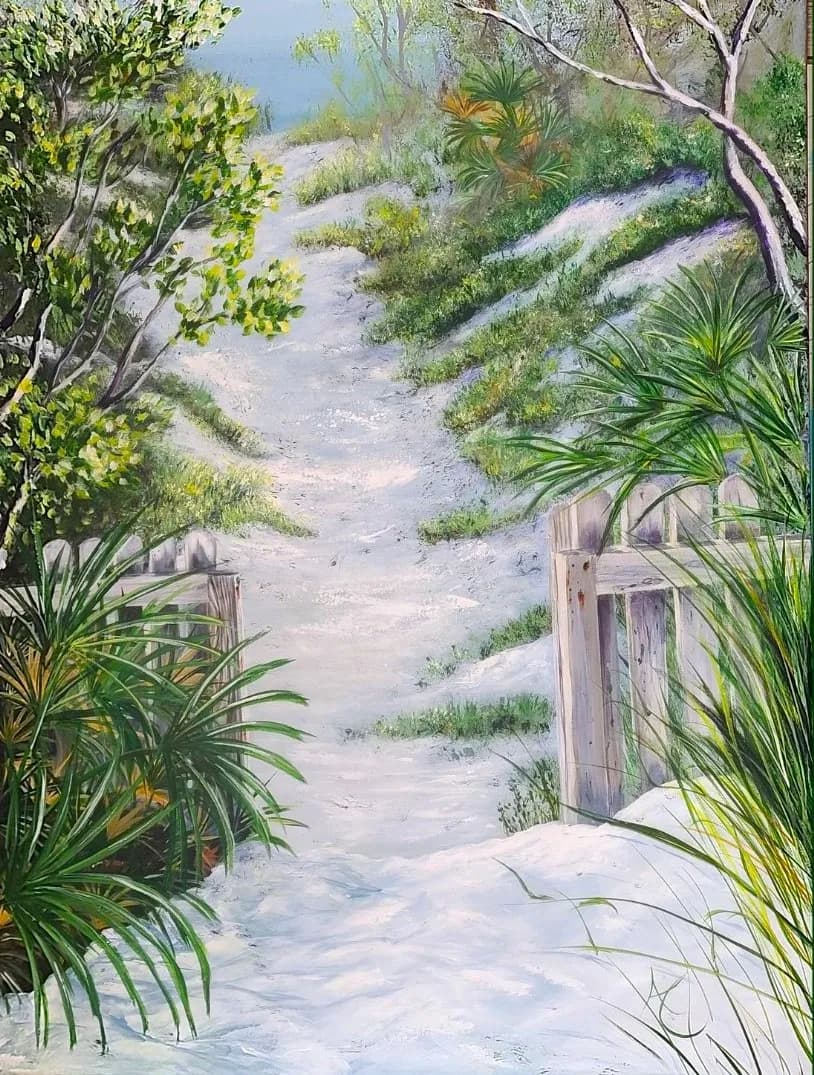 Whispers of the Shore: A Serene Pathway Through Nature's Embrace