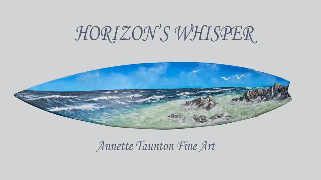 Whispers of the Horizon: A Coastal Dreamscape by Annette Taunton Fine Art