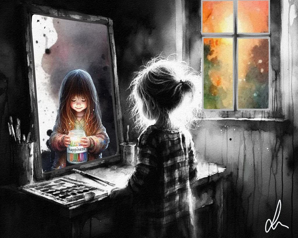 Embracing Light: A Journey Through Childhood Imagination and Happiness
