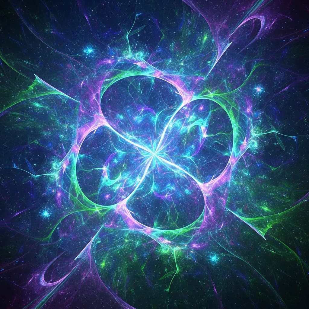 Celestial Harmony: A Dance of Light and Color in Cosmic Fractals