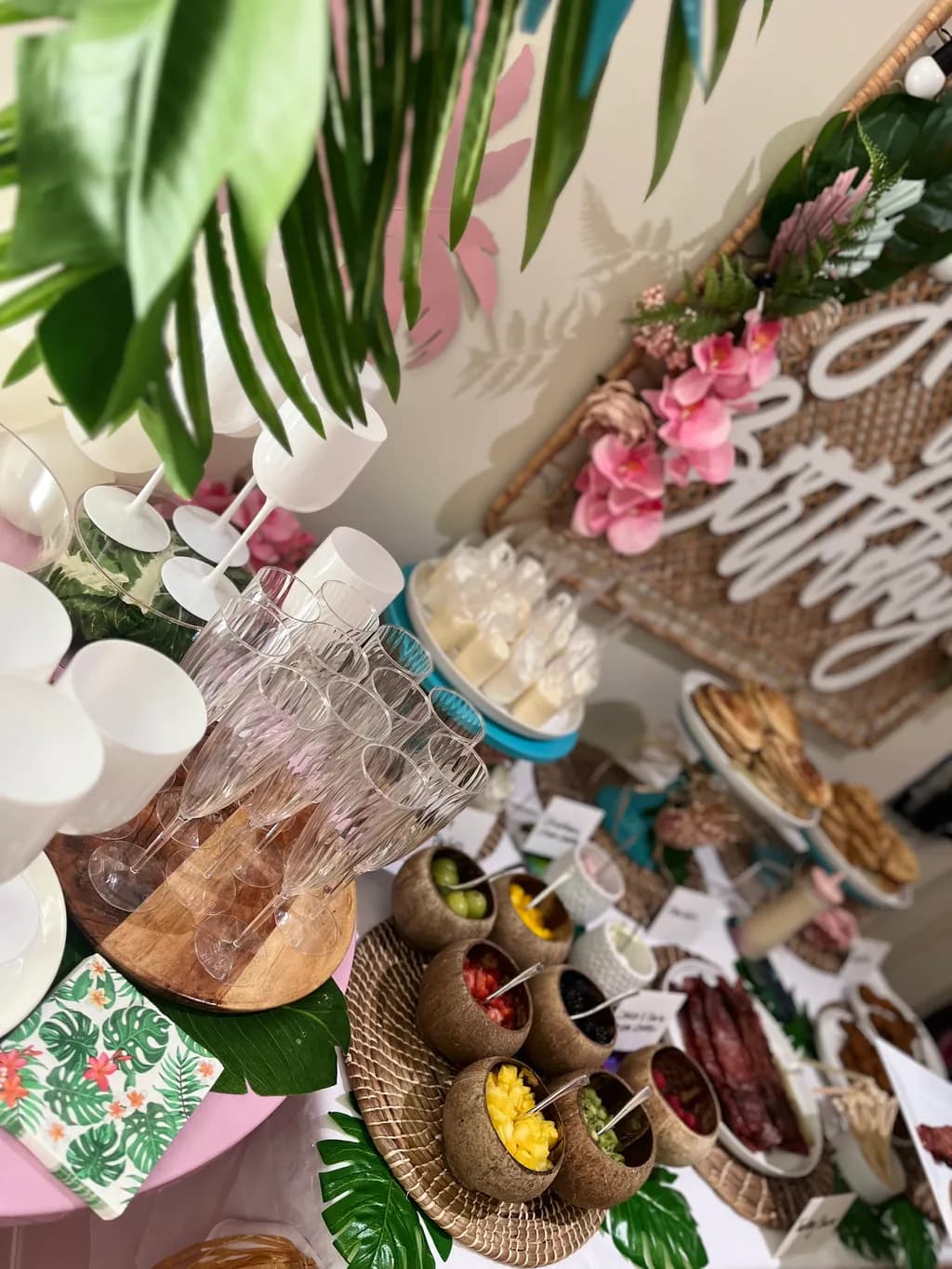 Tropical Celebration: A Vibrant Feast of Colors and Flavors