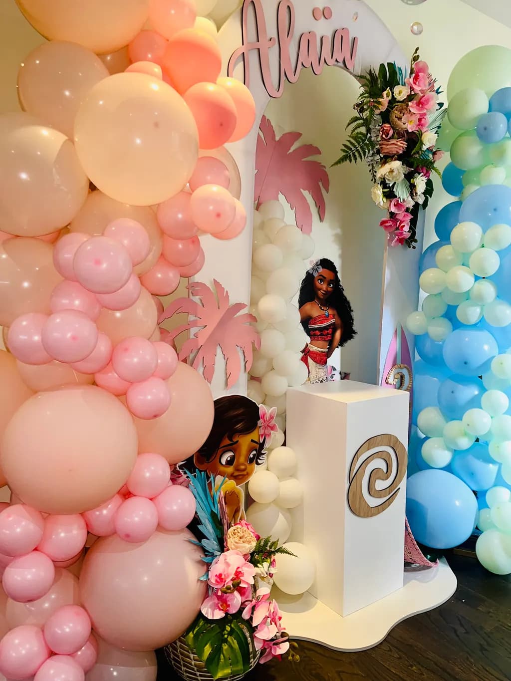 Whimsical Celebration: A Floral and Balloon Wonderland for Parties