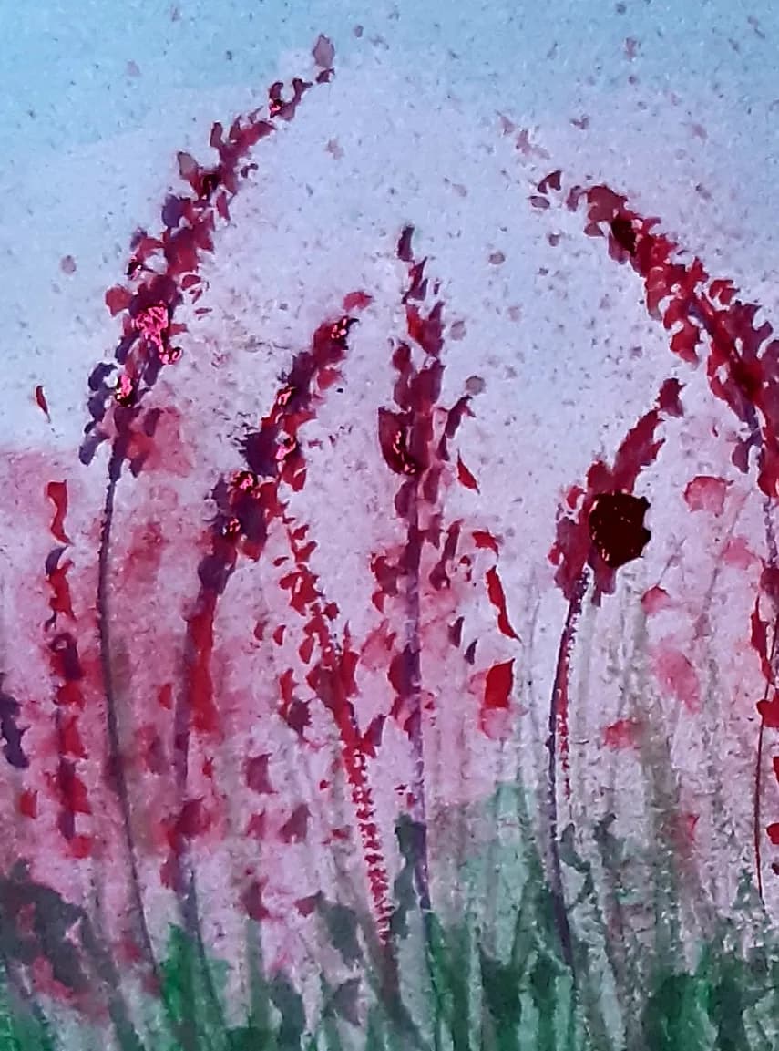 Whispers of Spring: A Vibrant Dance of Wildflowers in Watercolor
