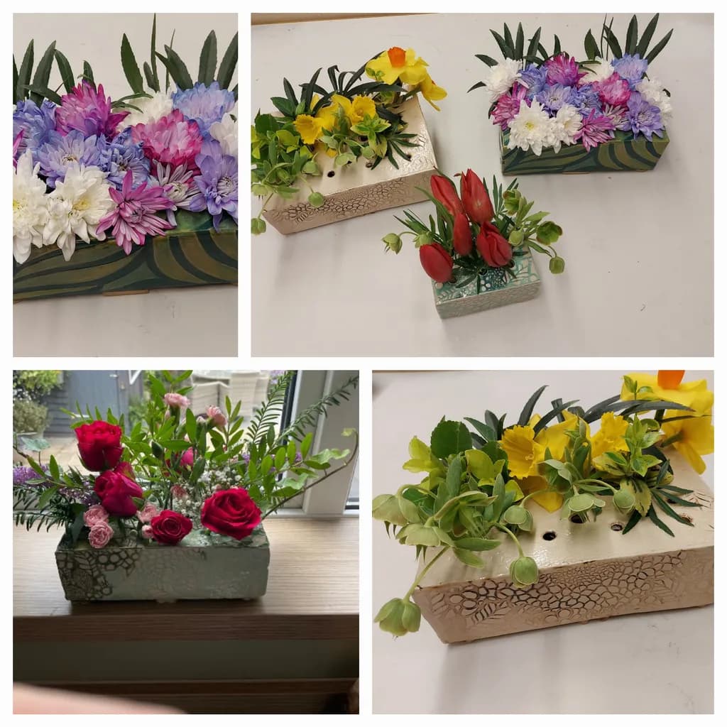 Floral Ceramic Arrangement