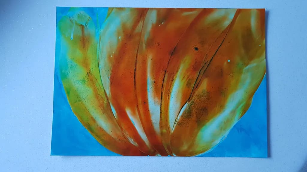 Abstract Flower Petal