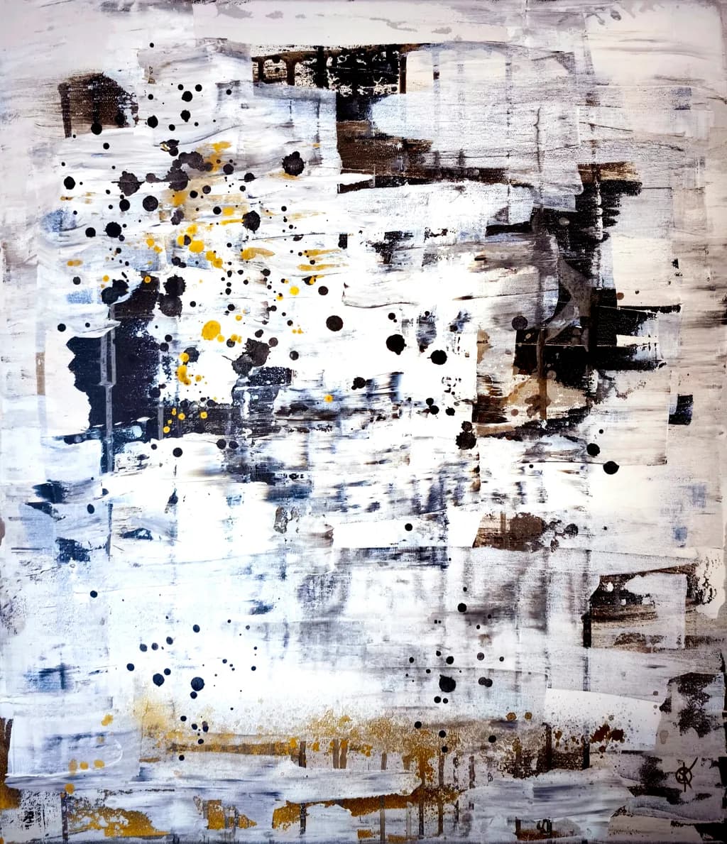 Whispers of Chaos: An Abstract Journey Through Light and Shadow