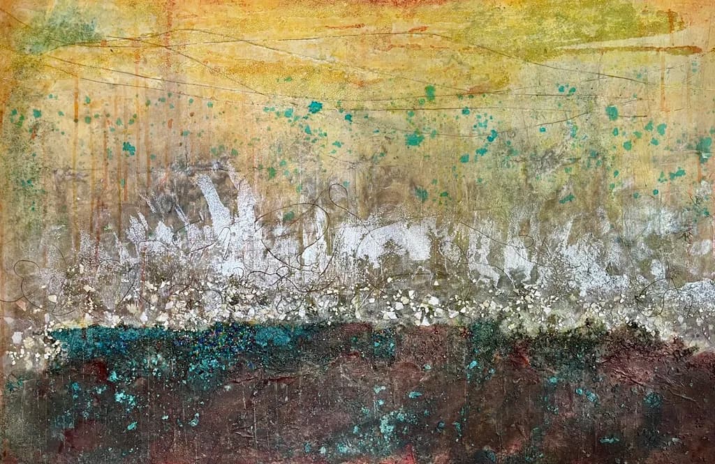 Whispers of Earth: A Textured Journey Through Color and Form