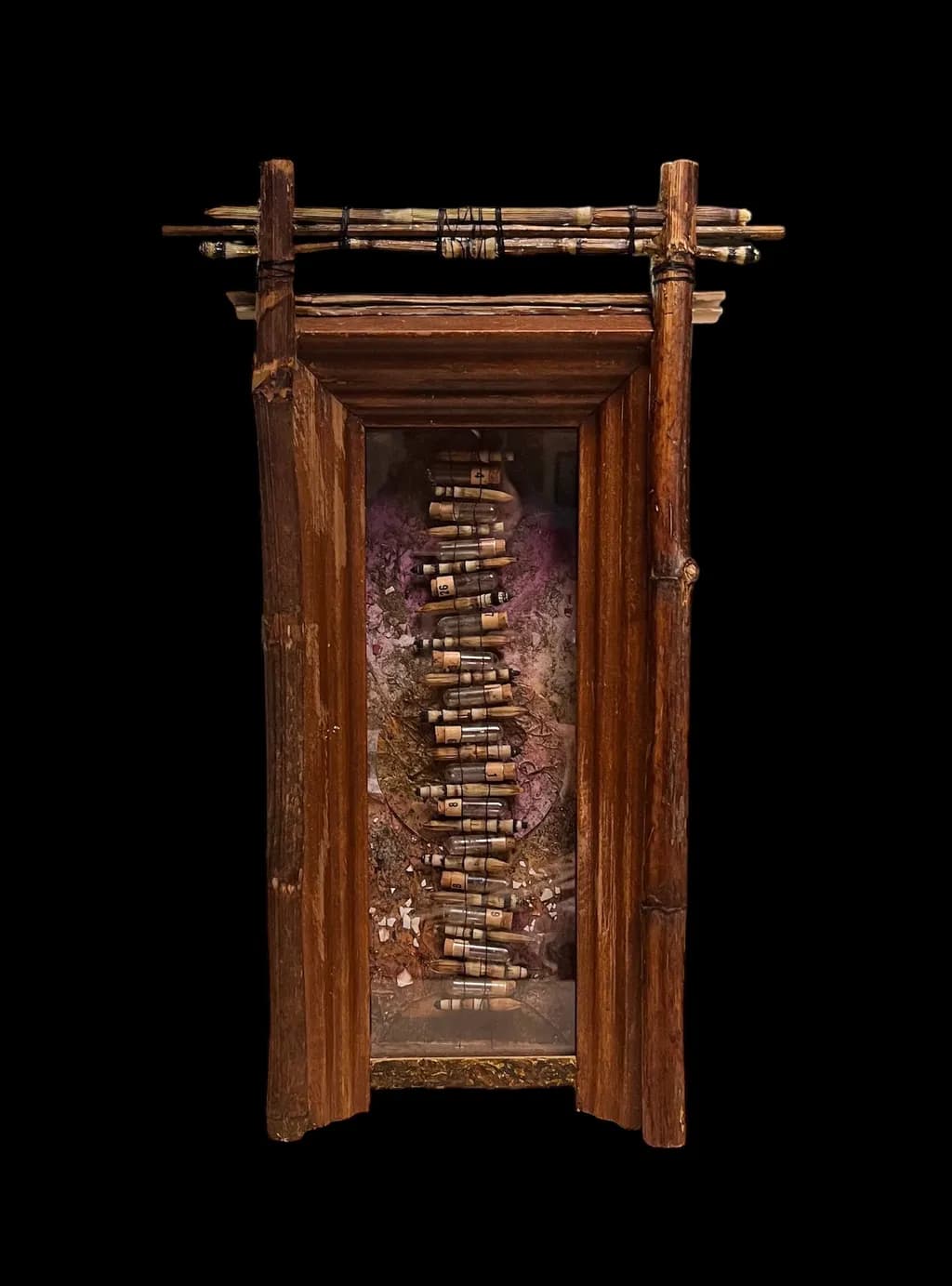 Whispers of Nature: A Journey Through Time and Texture in Mixed Media Art