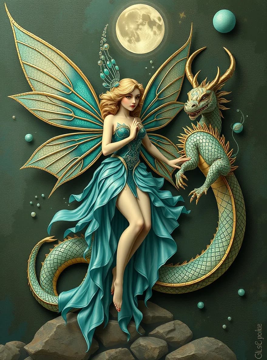 Whispers of the Moon: A Faerie's Dance with the Dragon