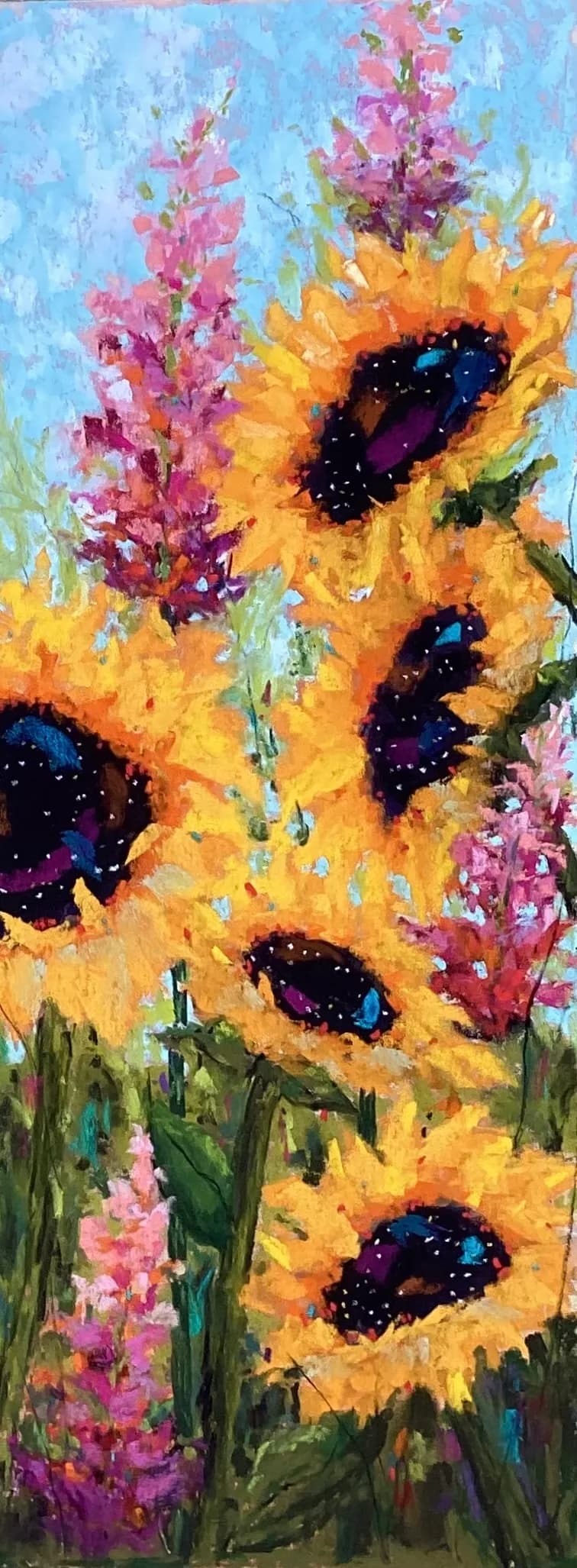 Vibrant Sunflower Symphony: A Colorful Dance of Nature's Beauty