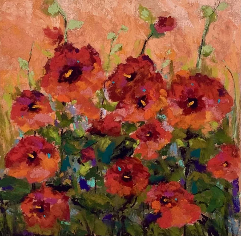 Hollyhock Blooms