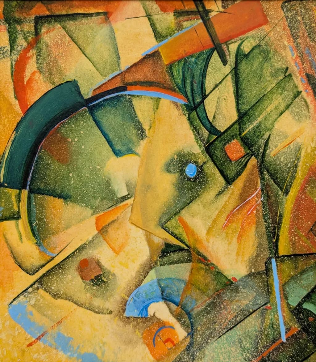 Vibrant Harmony: An Abstract Dance of Color and Form