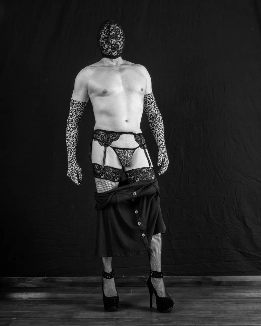 Ethereal Elegance: A Bold Exploration of Identity and Fashion in Monochrome