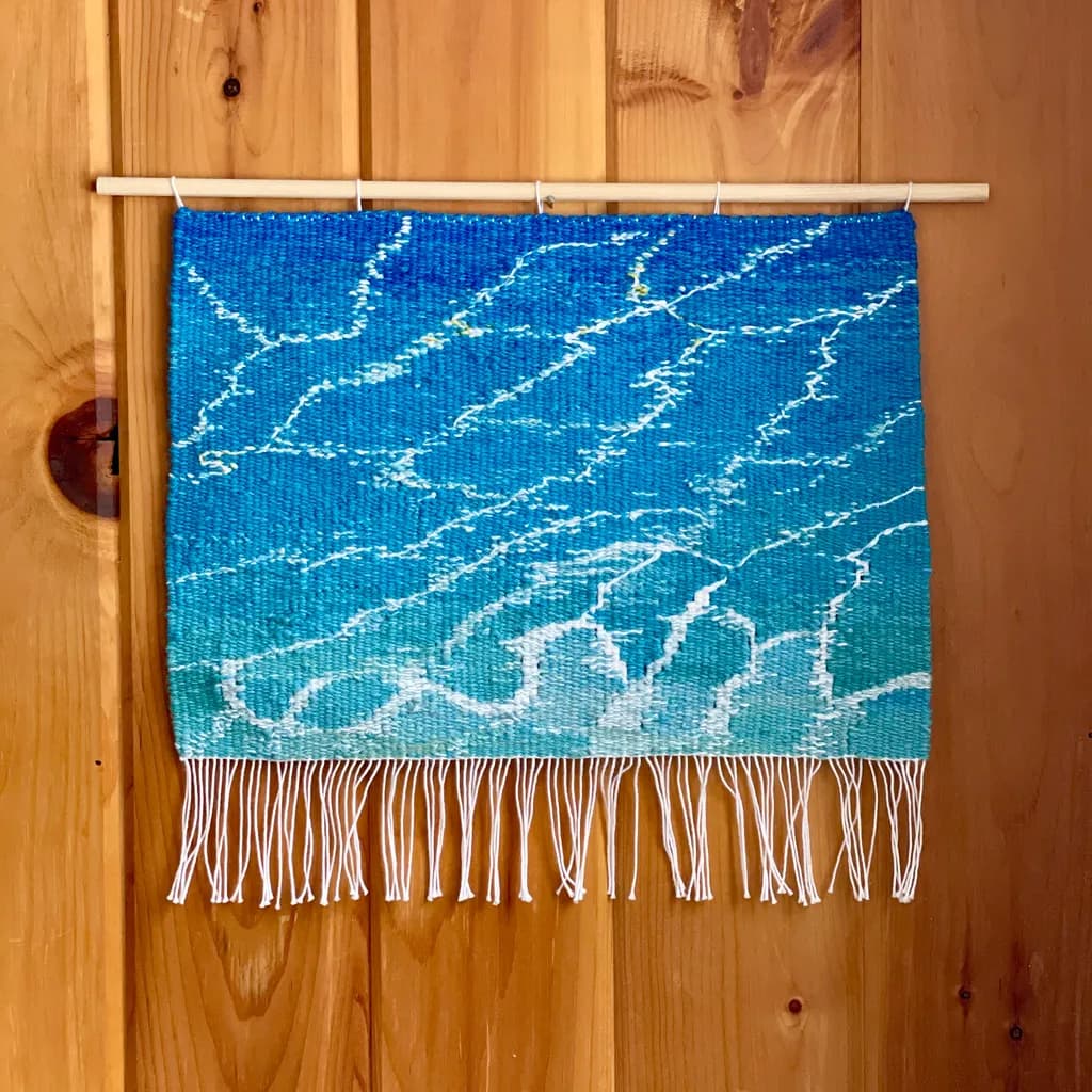 Ocean's Embrace: A Woven Tapestry of Tranquil Waters