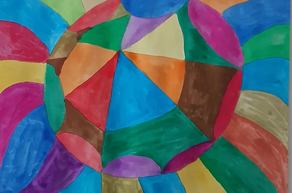 Vibrant Harmony: A Kaleidoscope of Colorful Geometry