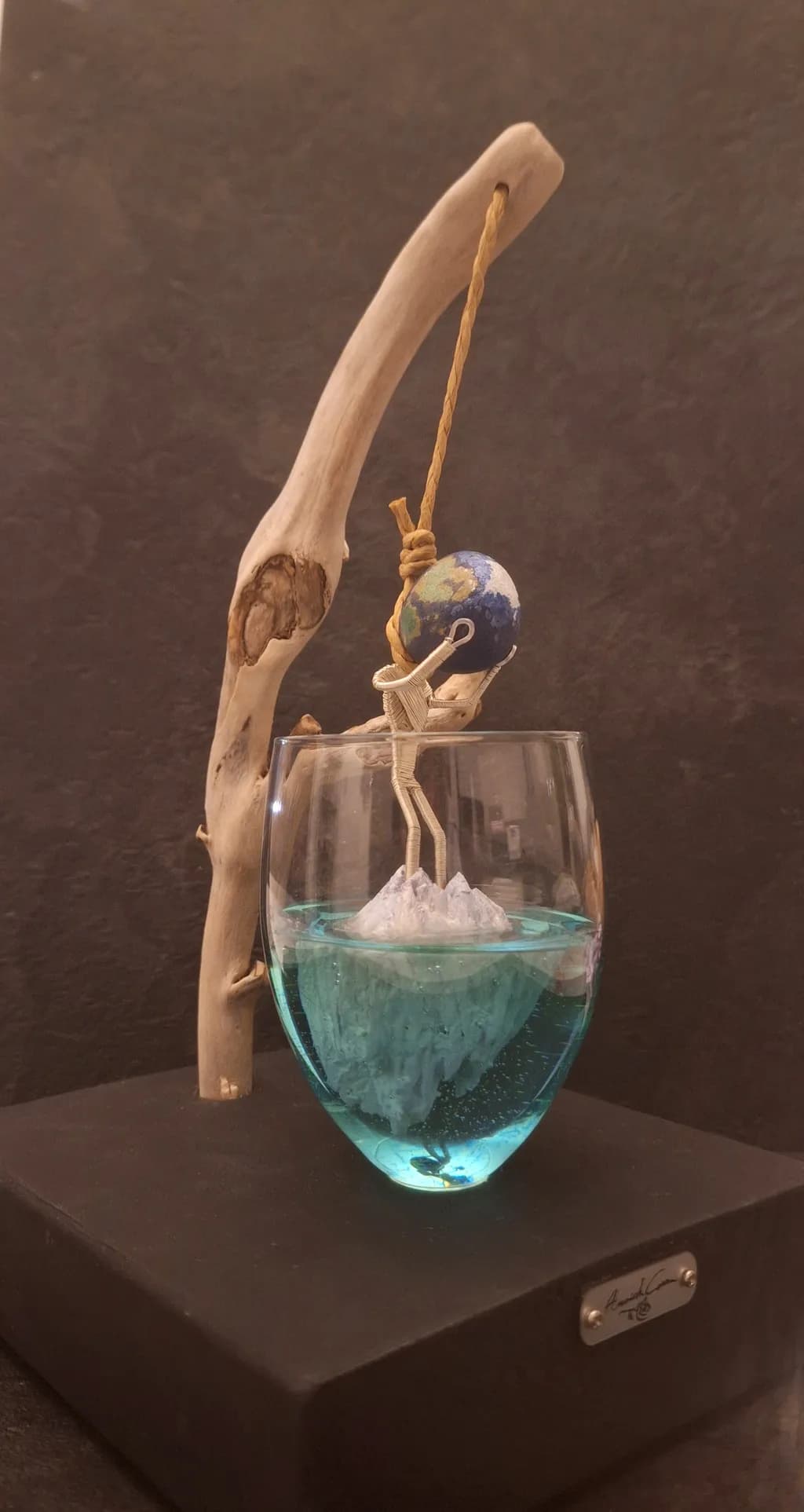 "Balancing the World: A Whimsical Journey of Hope and Resilience"