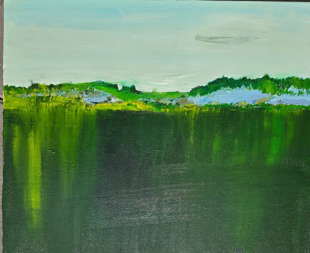 Whispers of Green: A Serene Landscape in Harmony with Nature