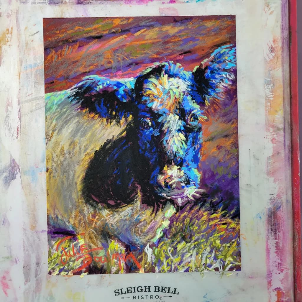Moo-ving Colors: A Vibrant Portrait of Pastoral Charm
