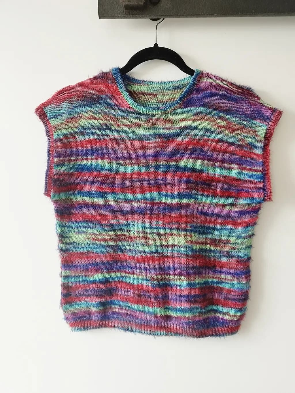 Multicolor Knit Vest
