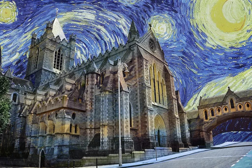 Starry Starry Night Christchurch Catherdral