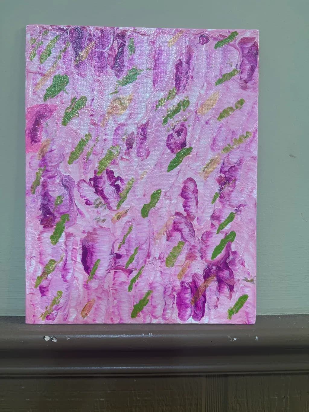 Whispers of Pink: A Dance of Color and Texture in Abstract Art