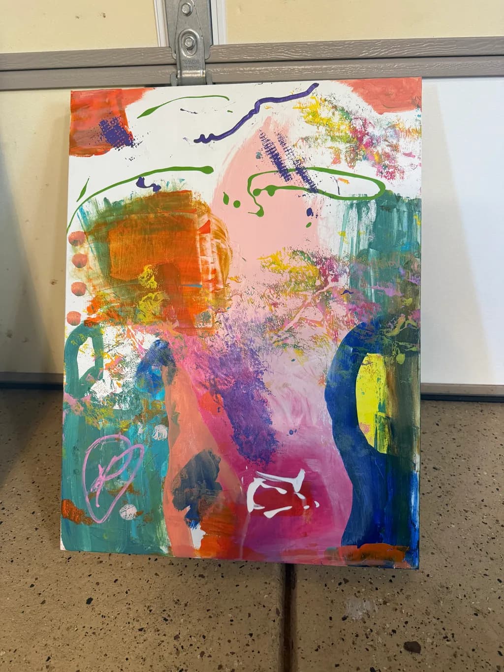 Vibrant Whispers: An Abstract Journey Through Color and Emotion