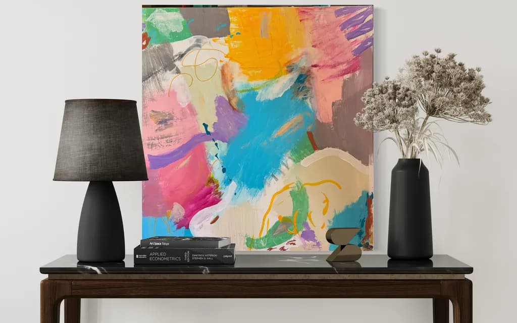 Vibrant Whispers: A Colorful Journey Through Abstract Expressionism