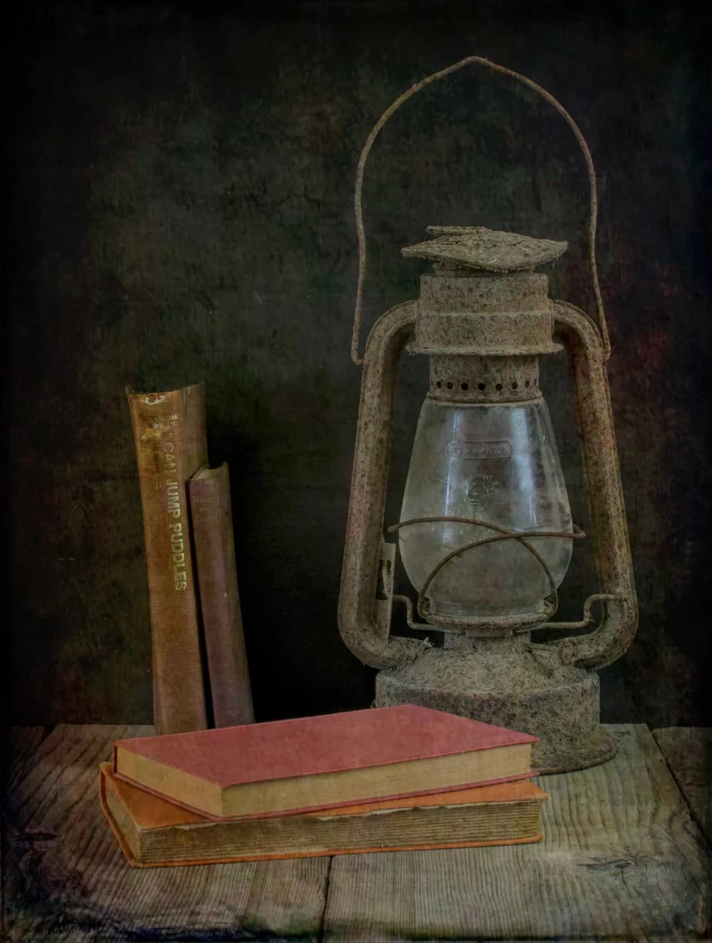 Whispers of the Past: A Rustic Lantern and Timeless Tales