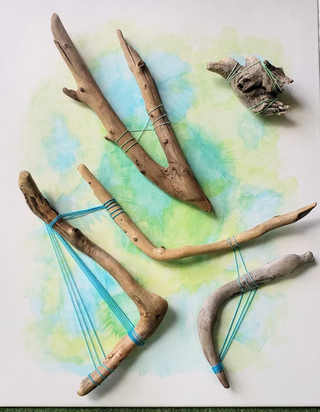 Driftwood Harmony: Nature's Artistry in Textured Layers