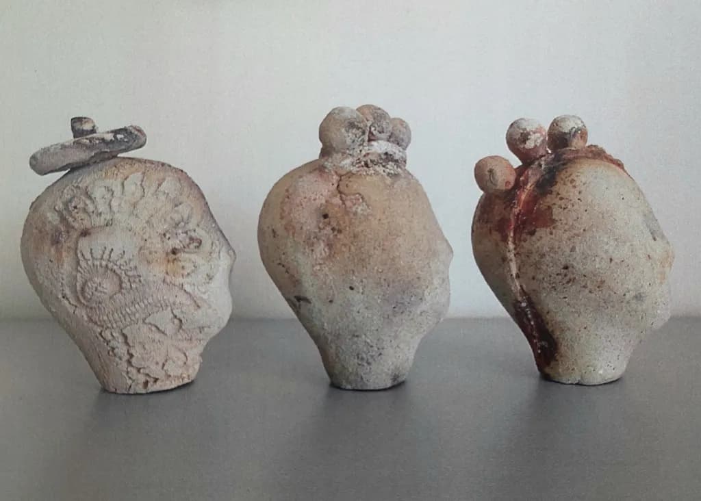 Textured Clay Heads