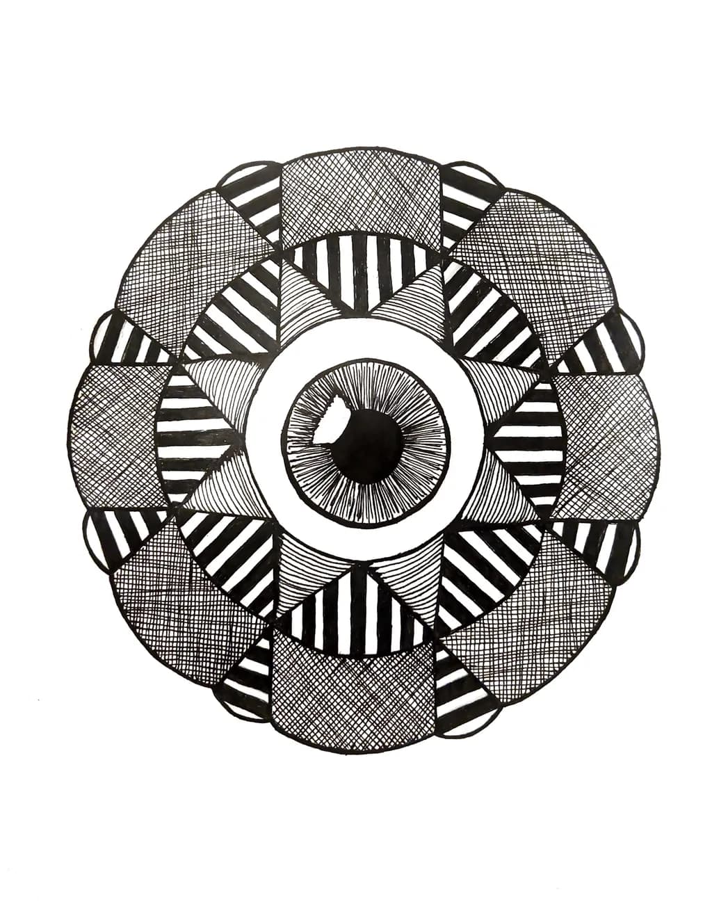 "Eye See You: A Whimsical Journey Through Patterns and Perception"