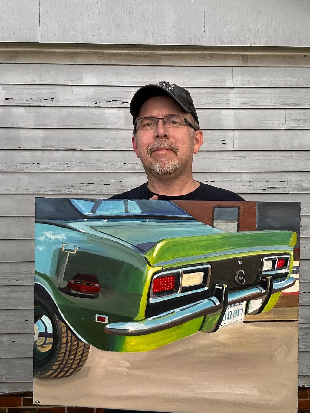 Classic Green Dream: A Portrait of Timeless Automotive Elegance