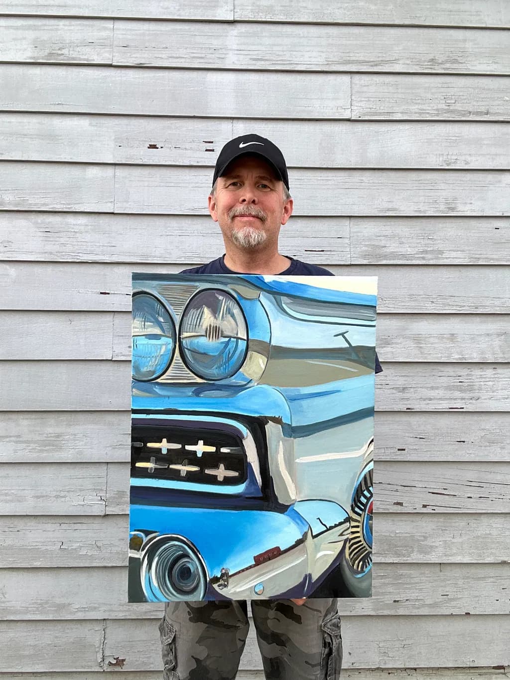 Classic Blue Dream: A Vibrant Tribute to Timeless Automotive Elegance