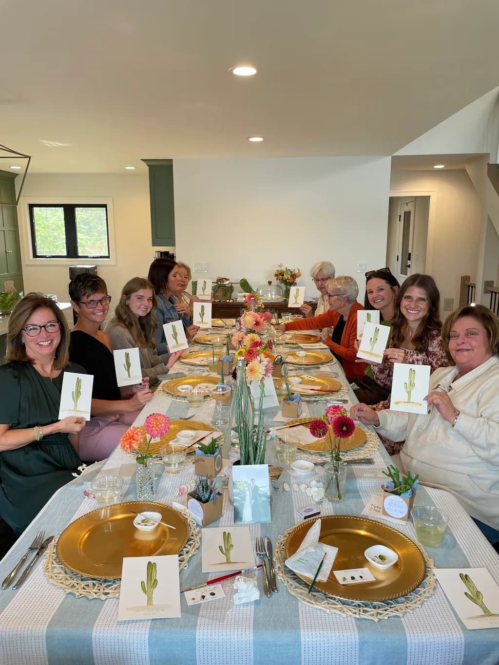 Cactus Connection: Celebrating Friendship and Creativity at the Table