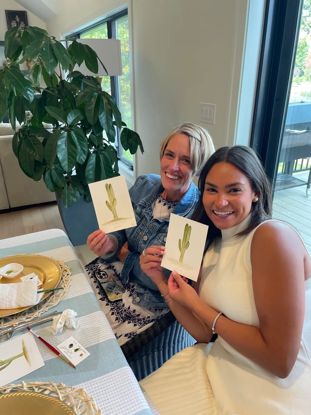 Celebrating Friendship: A Joyful Moment with Nature's Smiles