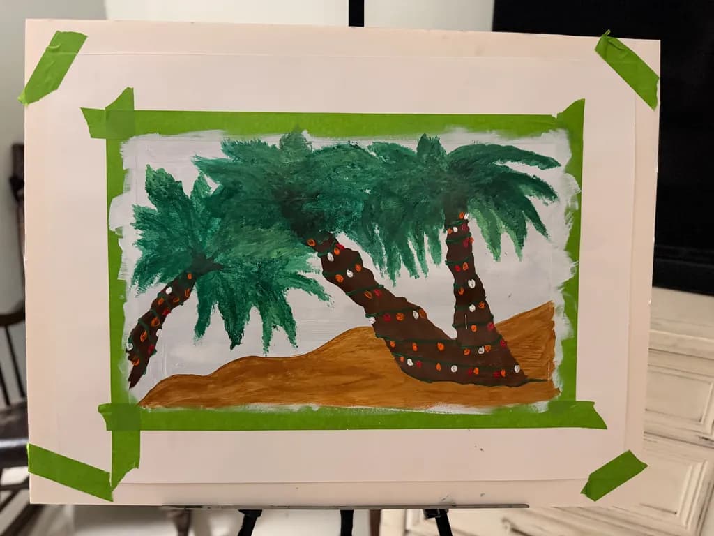 Tinsel Palms