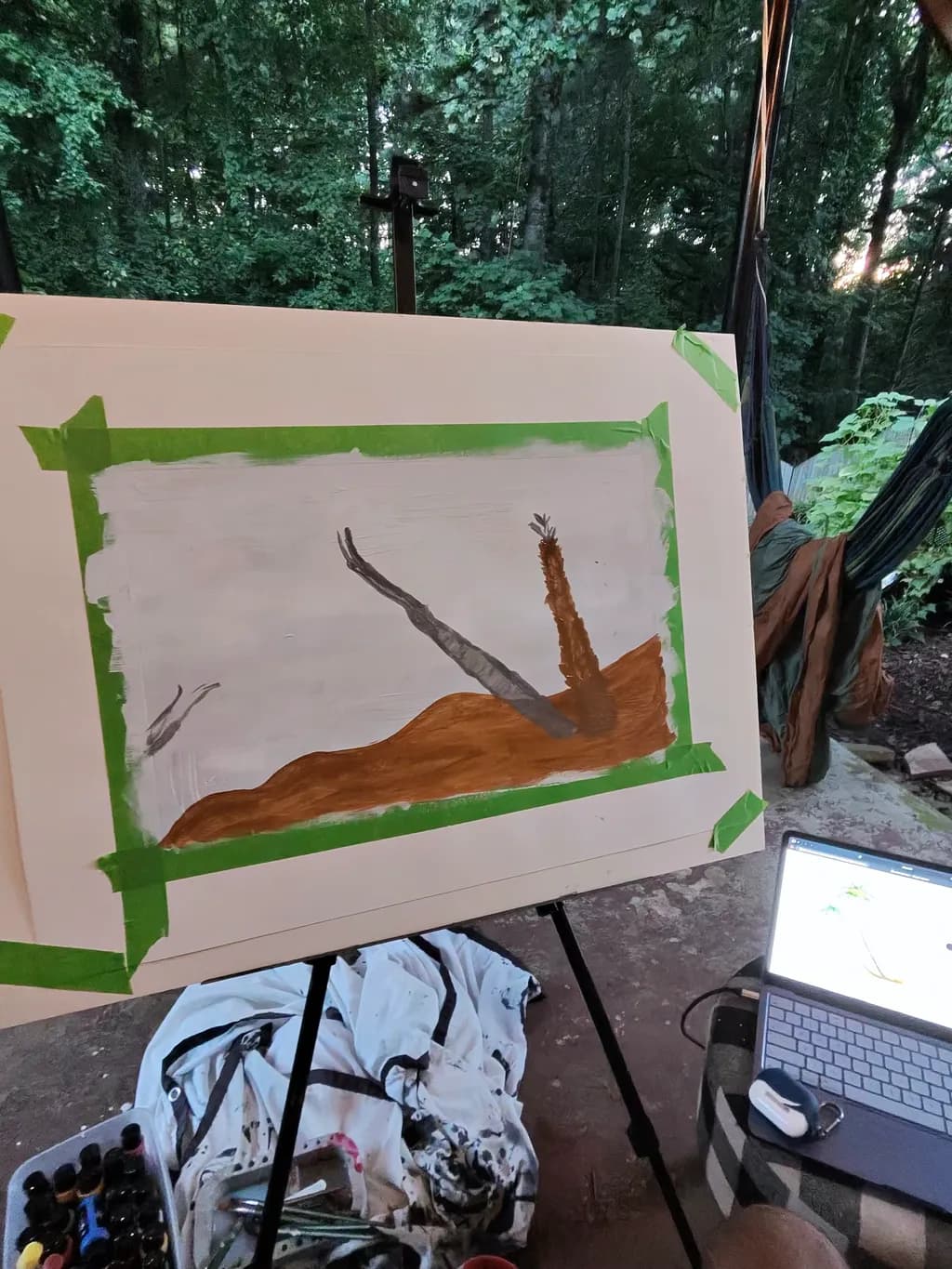 Mud & Branches in Progress