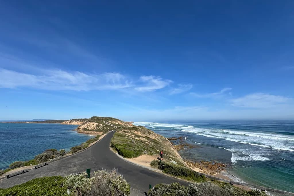 Serenity at the Shoreline: A Coastal Journey Through Waves and Sky