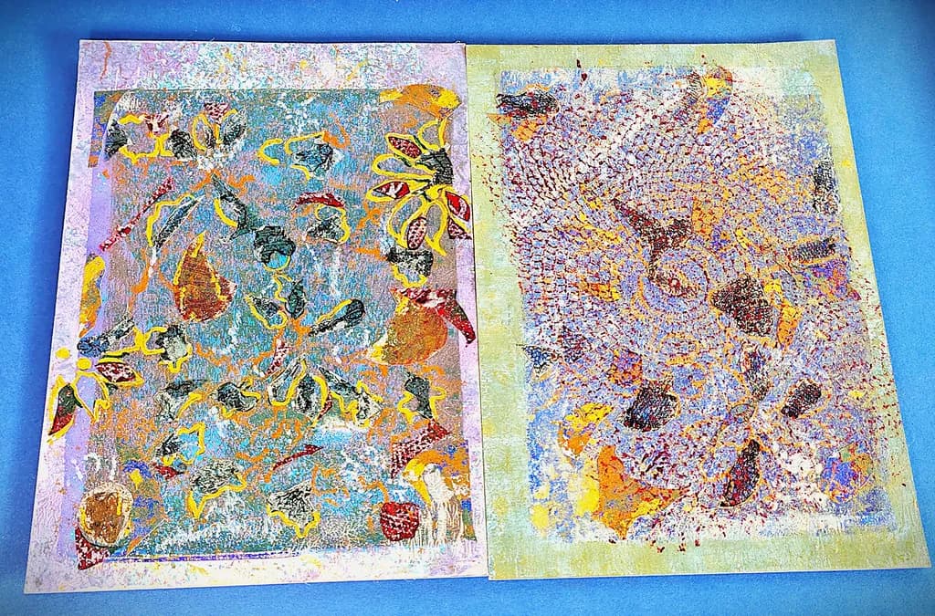 Whimsical Blooms: A Dance of Color and Texture in Abstract Harmony
