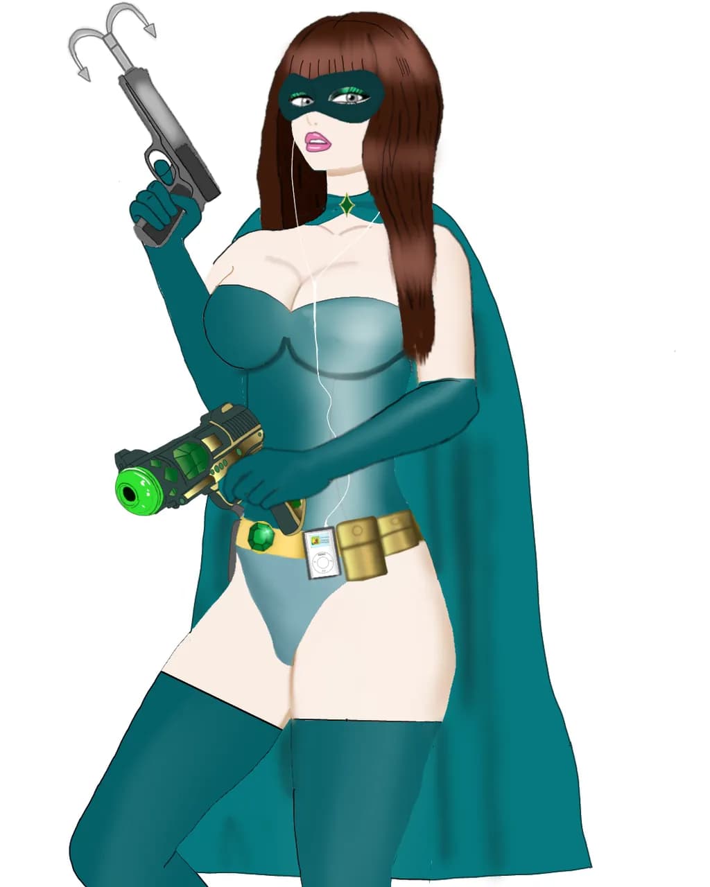 Teal Guardian: The Heroine with a Mask and a Mission