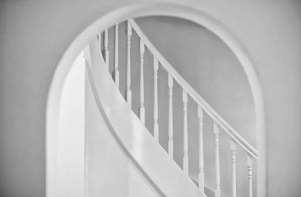 Whispers of Elegance: A Curved Journey Through Light and Shadow
