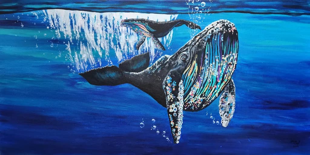 Majestic Whales: A Dance Beneath the Waves