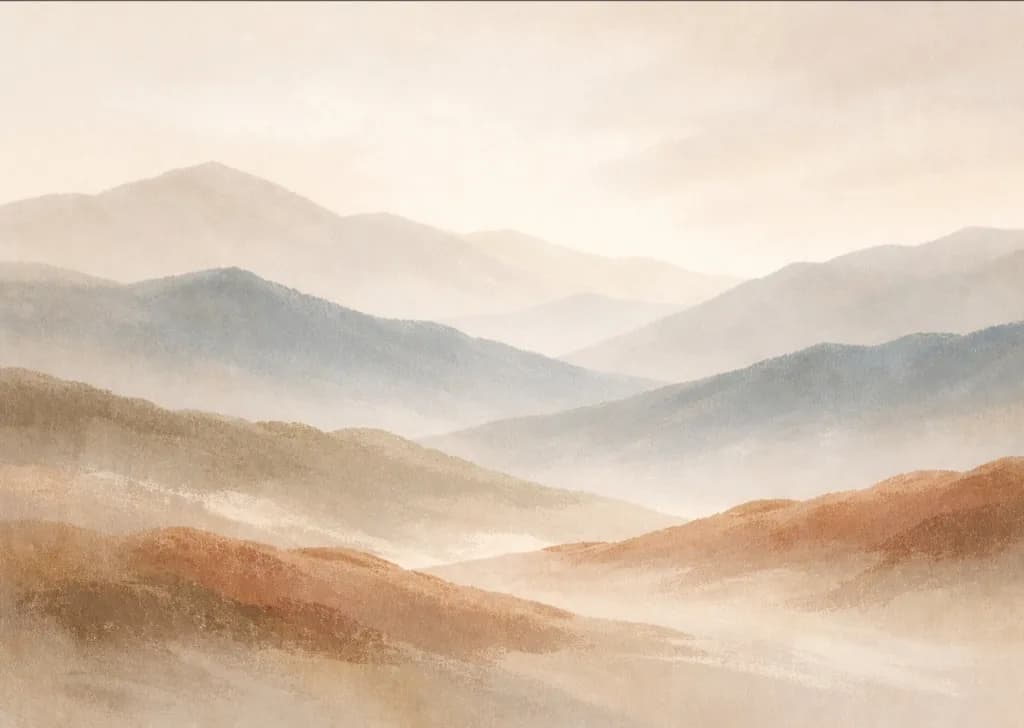 Misty Mountain Layers