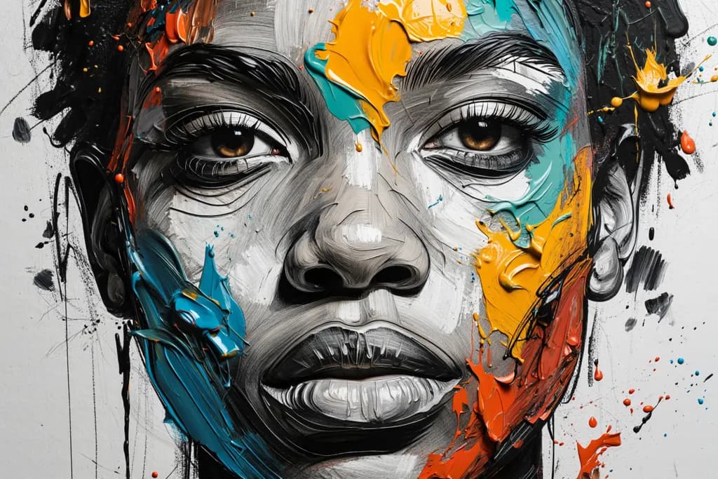 Vibrant Echoes: A Portrait of Resilience and Identity