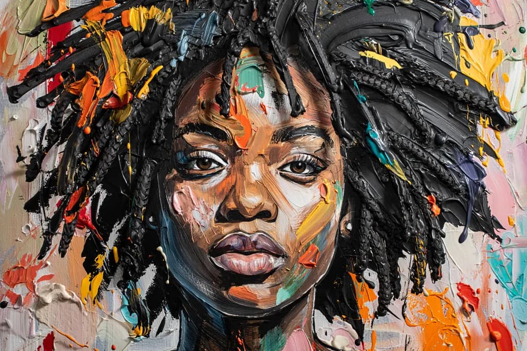 Vibrant Essence: A Celebration of Identity and Color in Portraiture
