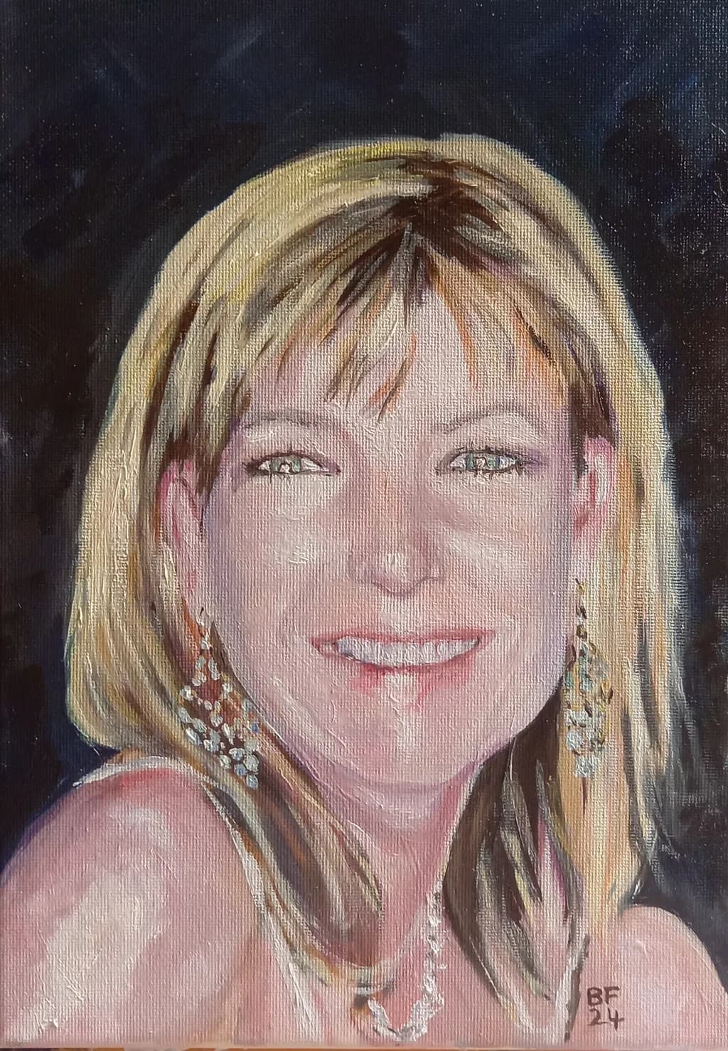 Radiant Smile: A Portrait of Joy and Elegance