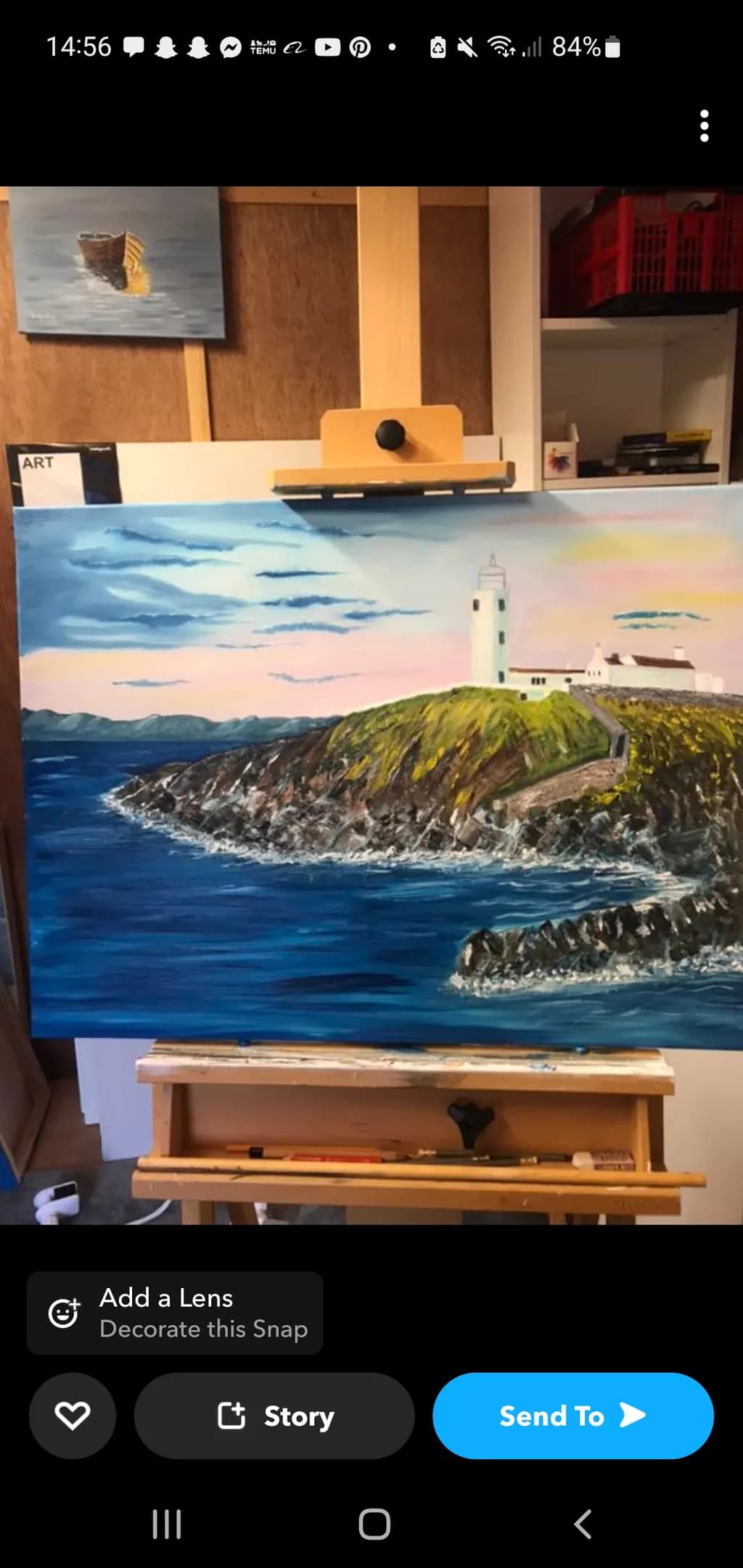 Serenity by the Shore: A Lighthouse Landscape at Dusk