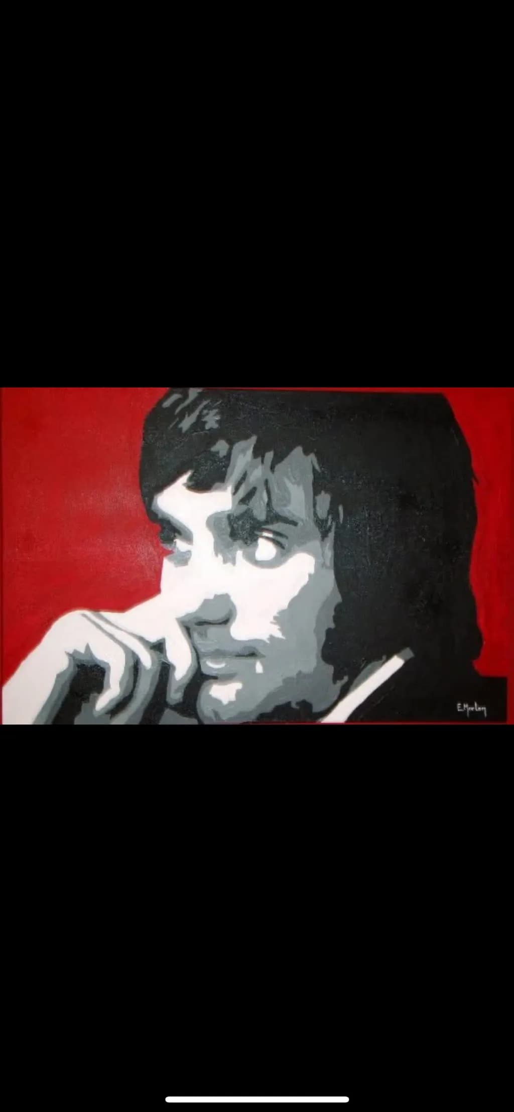 Thoughtful Reflections: A Monochrome Portrait in Red