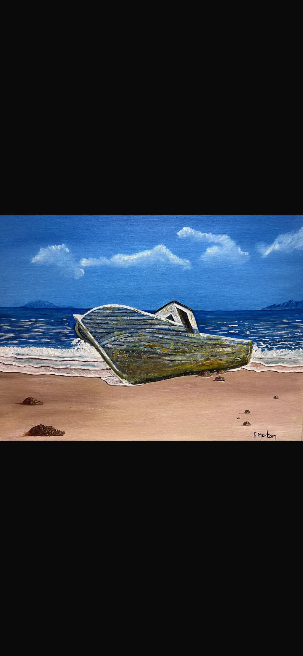 Whispers of the Sea: A Forgotten Boat on the Shoreline
